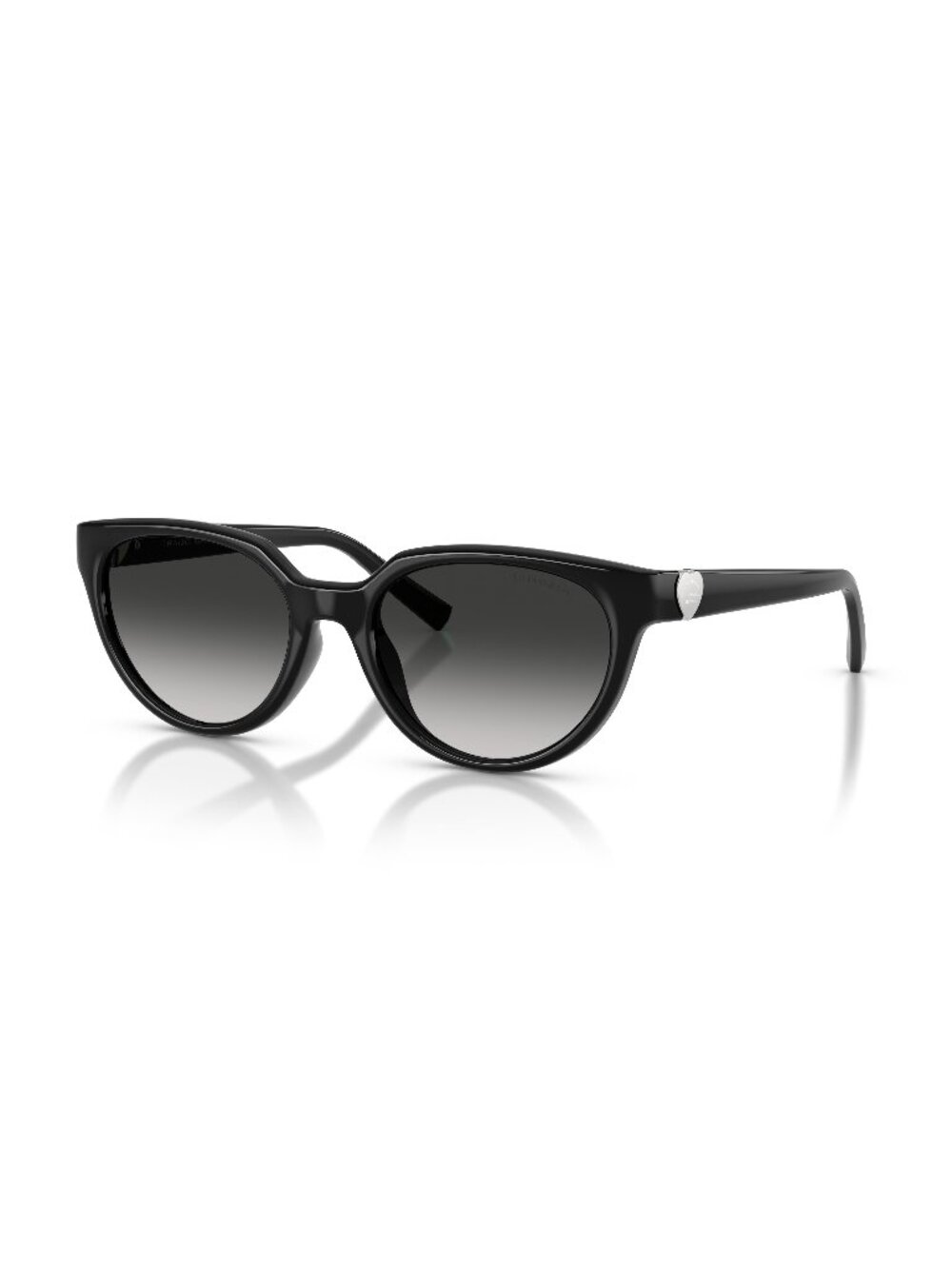 New Tiffany Women's Sunglasses Black Grey Lens Injected Frame TF4256D 80013C 55